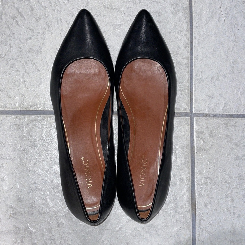 Black work flats